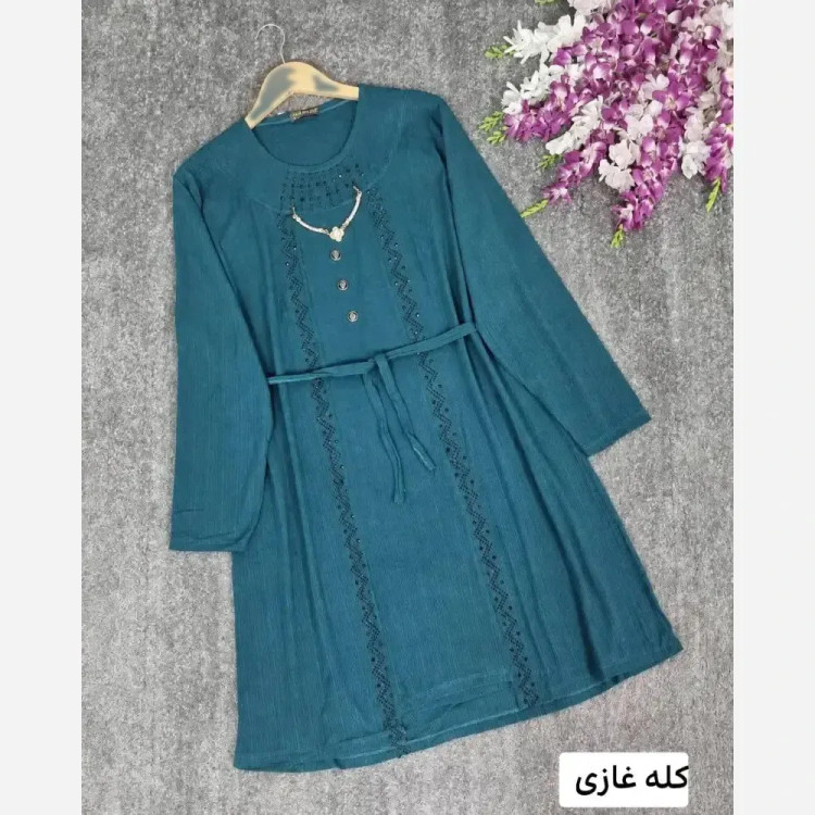 تونیک زنانه مدل الماس جنس کریشه درجه یک قد بلند شیک و راحت