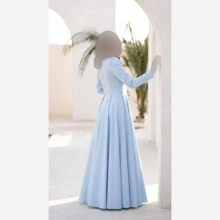 پیراهن ماکسی مجلسی زنانه لمه درجه یک کاپدار کمربند نگینی سایز بزرگ روشنا مشکی یشمی