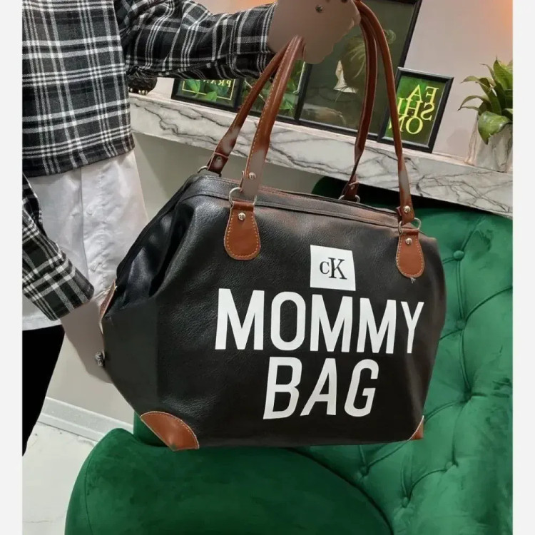 کیف برزنتی کجراه مدل Mommy Bag مشکی سایز آزاد