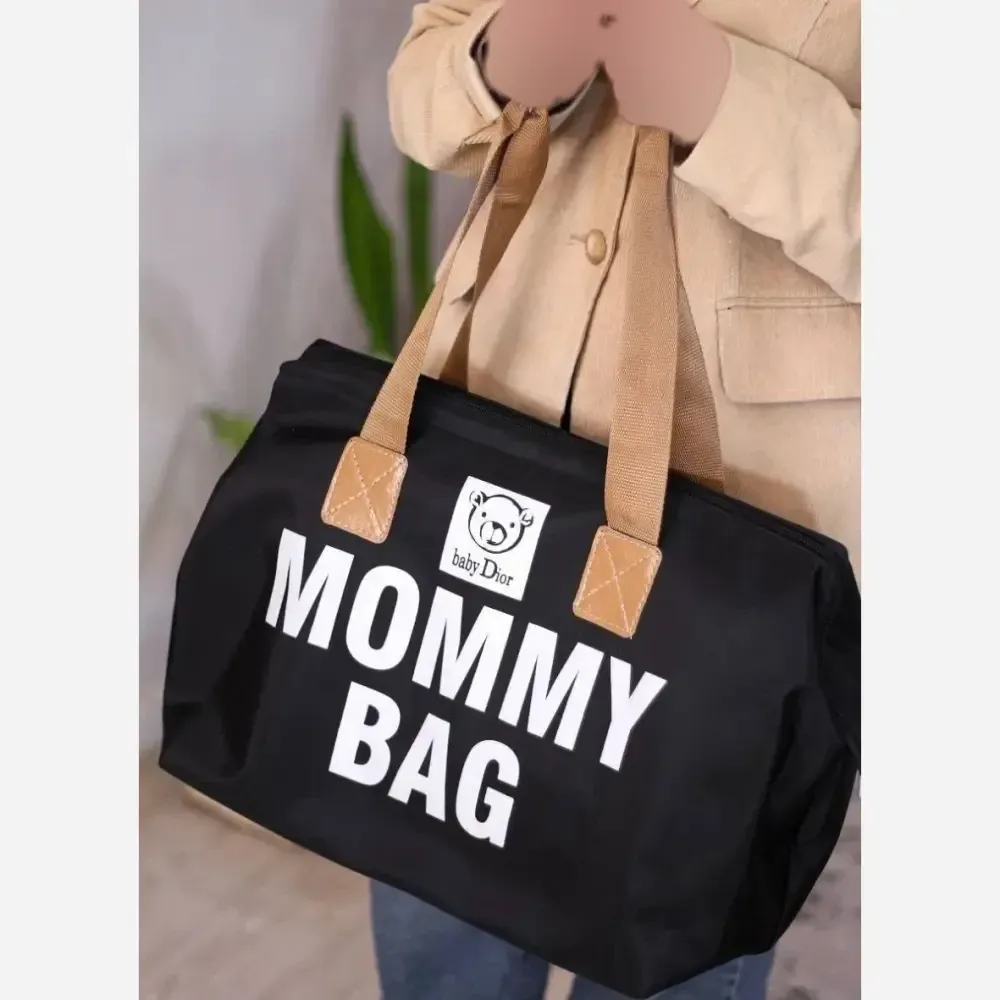 کیف برزنتی کجراه مدل Mommy Bag مشکی سایز آزاد