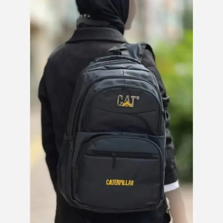 کوله پشتی دبیرستانی برزنتی چهار زیپ لپ تاپ خور مدل FILA و CAT