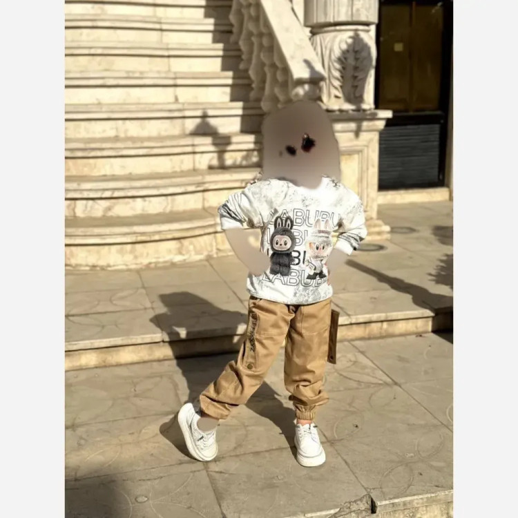 ست بلوز و شلوار پاییزه لبوبو و دوستش دورس تیپ لاکرا و کتان