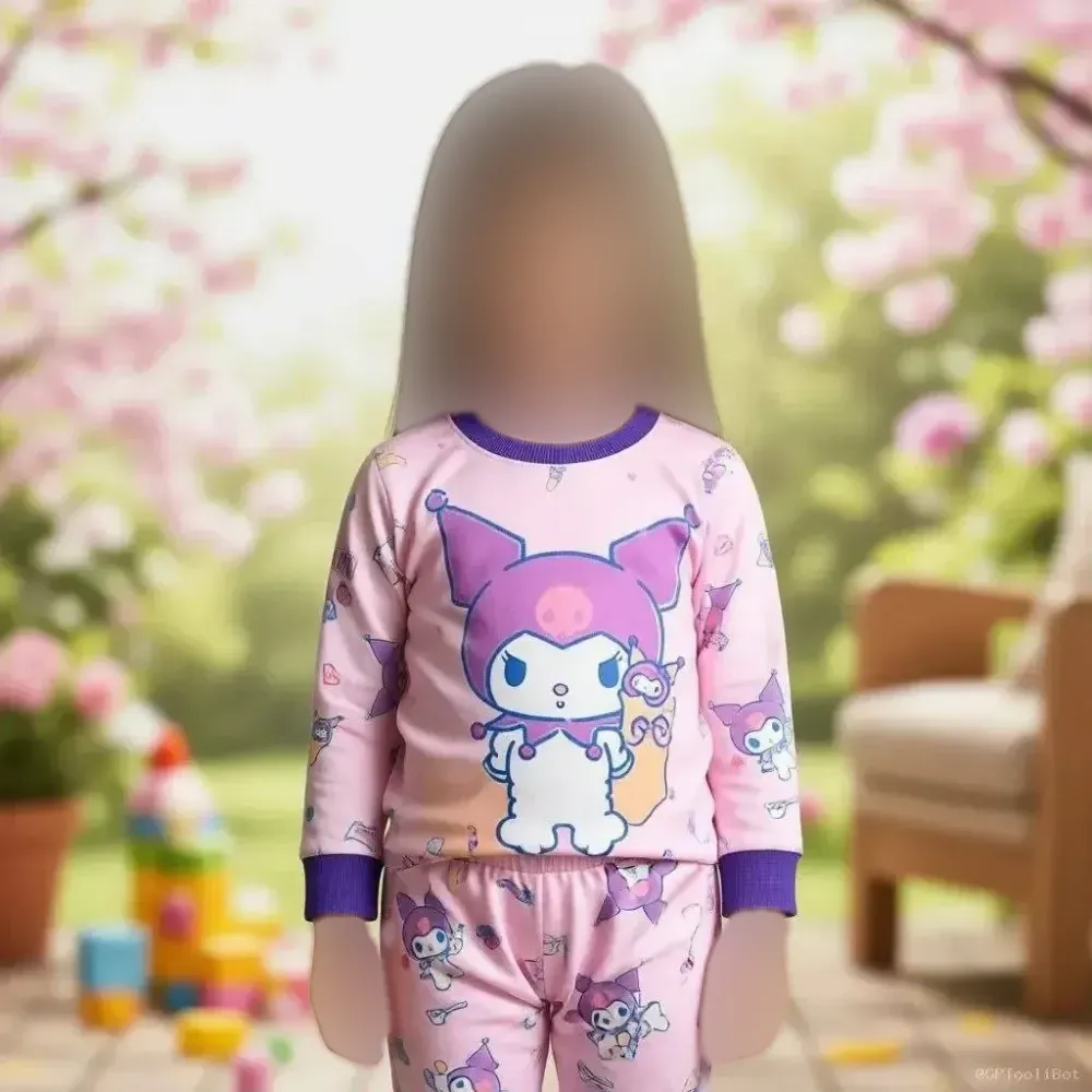 بلوز و شلوار مخمل بچه گانه گرم بالا طرح دار نرم و لطیف