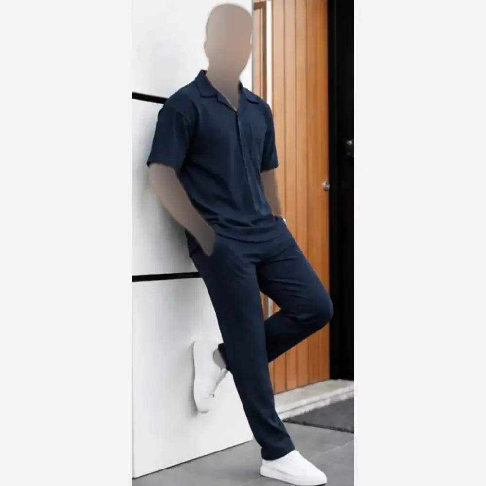 ست بلوز و شلوار زنانه مدل کاوه جنس بیسکویتی فری سایز