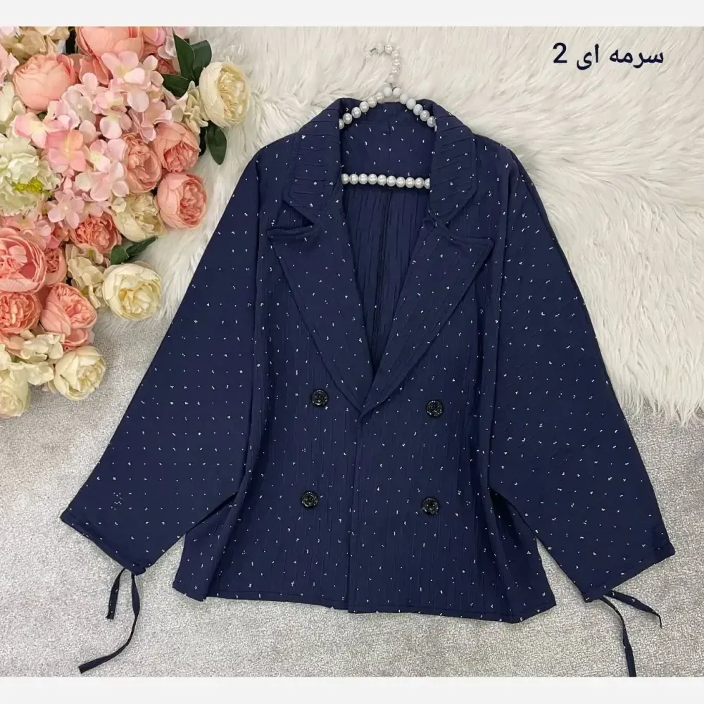 کت پانچ آیوا بارانی نگینی زنانه سایز فری تا 48