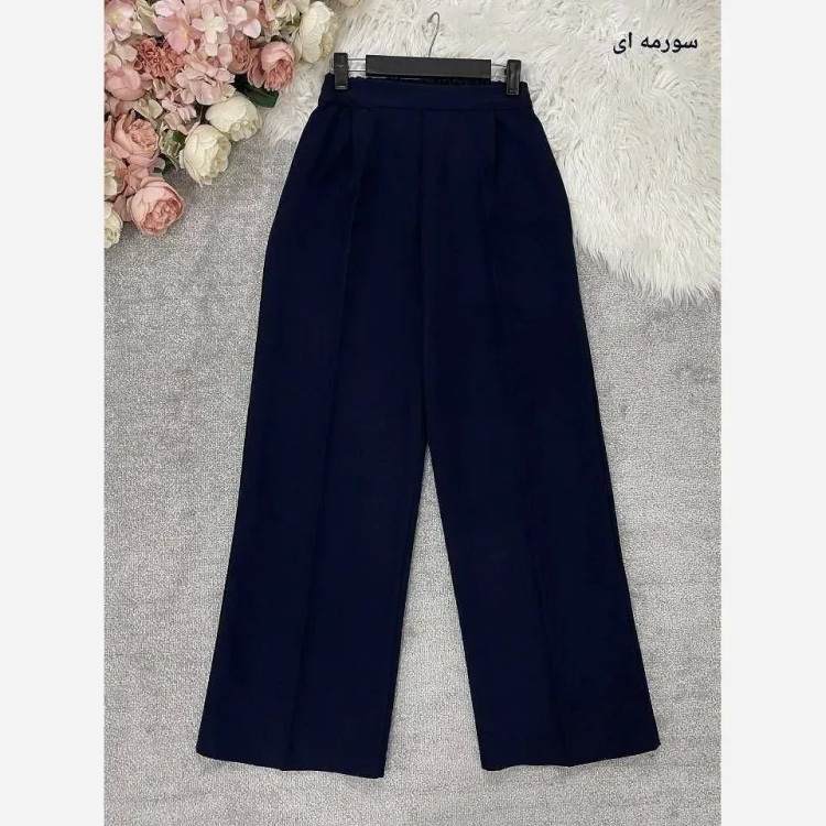 شلوار بگ زنانه پارچه مازراتی درجه یک پشت کش جلو پیلی رنگ بندی متنوع سایز M تا XXL