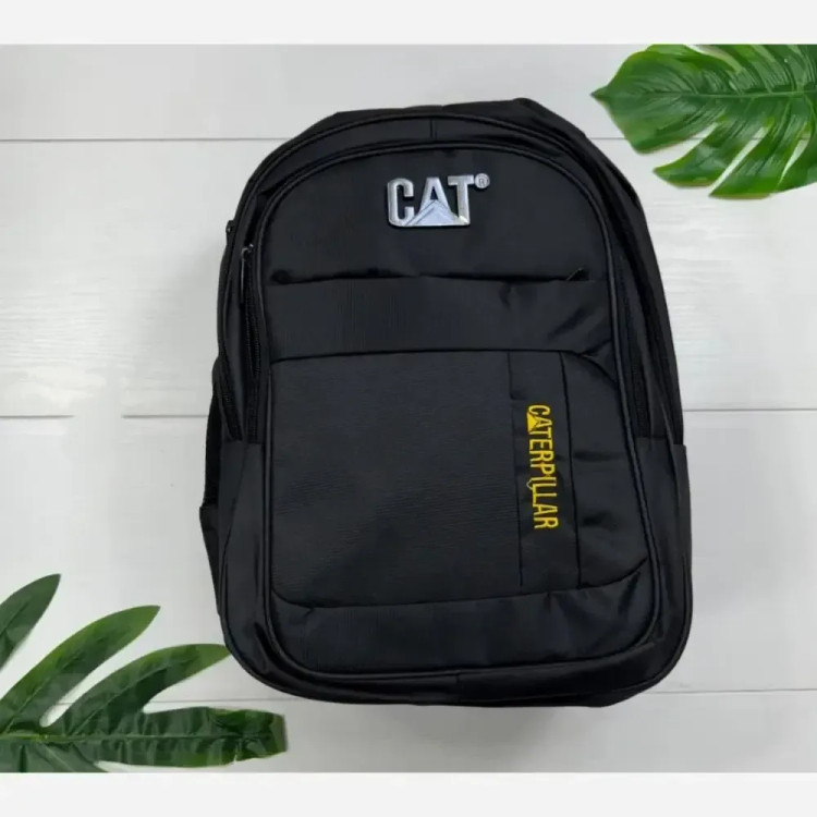 کوله پشتی دبیرستانی برزنتی درجه یک با جای لپ تاپ و دو جیب قمقمه در دو رنگ FILA و CAT