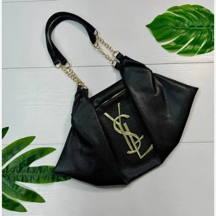 کیف چرم یاشیل طلایی سایز آزاد 50*25 سانتیمتر