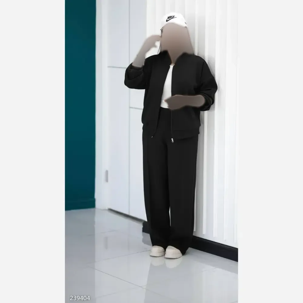ست سویشرت و شلوار دورس تو کرکی روکسان سایز فری تا 48