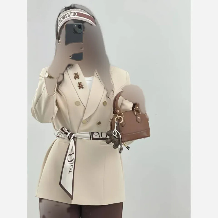 کت تک زنانه مازراتی کمربنددار رنگی
