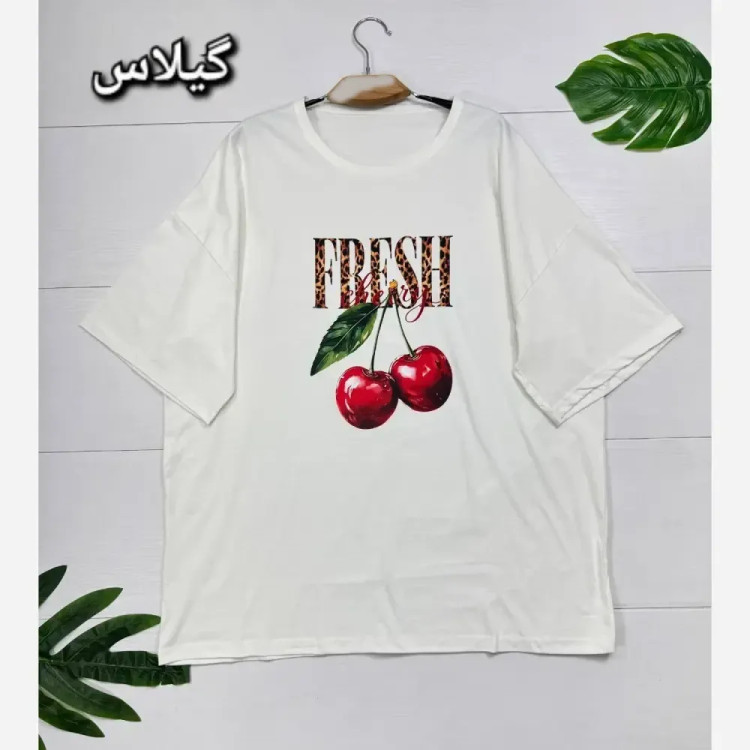 تیشرت نخ پنبه باکیفیت پلاس سایز بزرگ اسپرت زنانه و مردانه