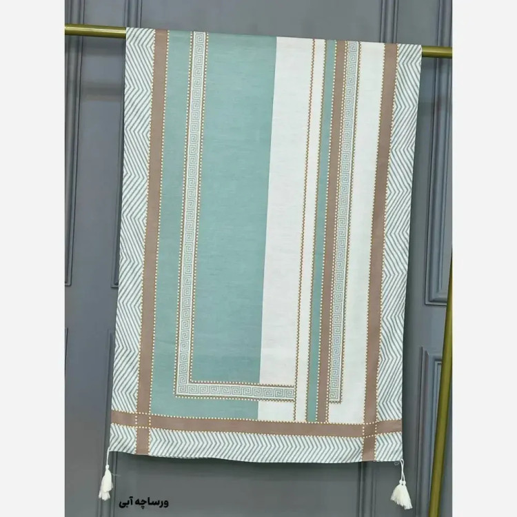 شال نخی اعلا طرح ورساچه و دیور ابعاد 190 در 70 سانتیمتر