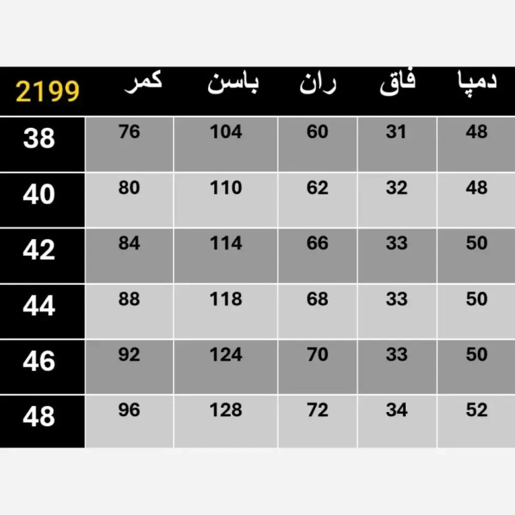 شلوار نیم بگ جین زنانه درجه یک سرمه ای سایز 42