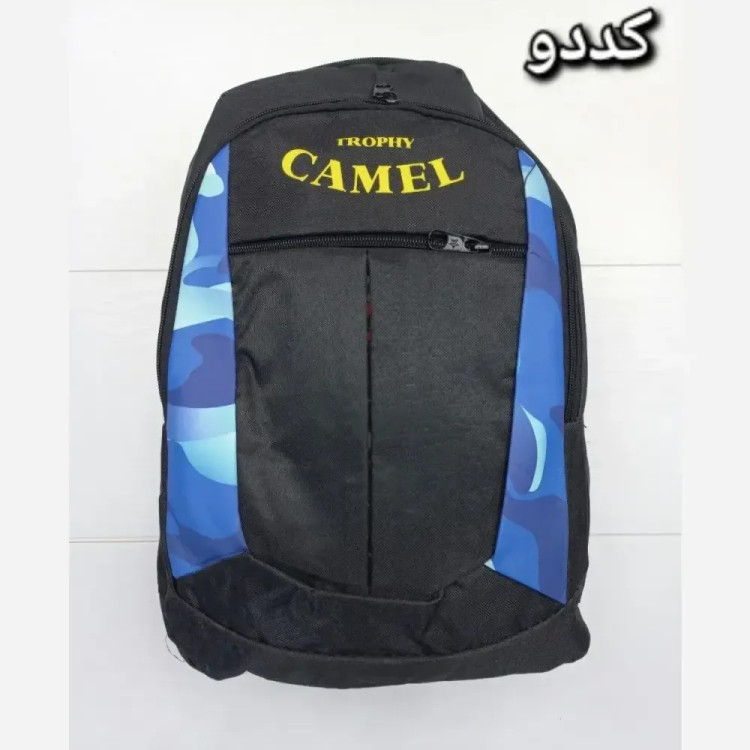 کوله پشتی اقتصادی برزنتی مدل CAMEL سه زیپ با جای بطری سایز 45 در 35 سانتیمتر
