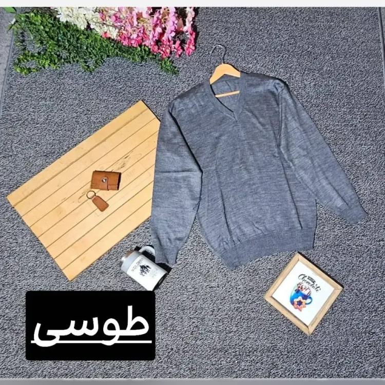 بافت مردانه یقه هفت کبریتی کشسان فری سایز