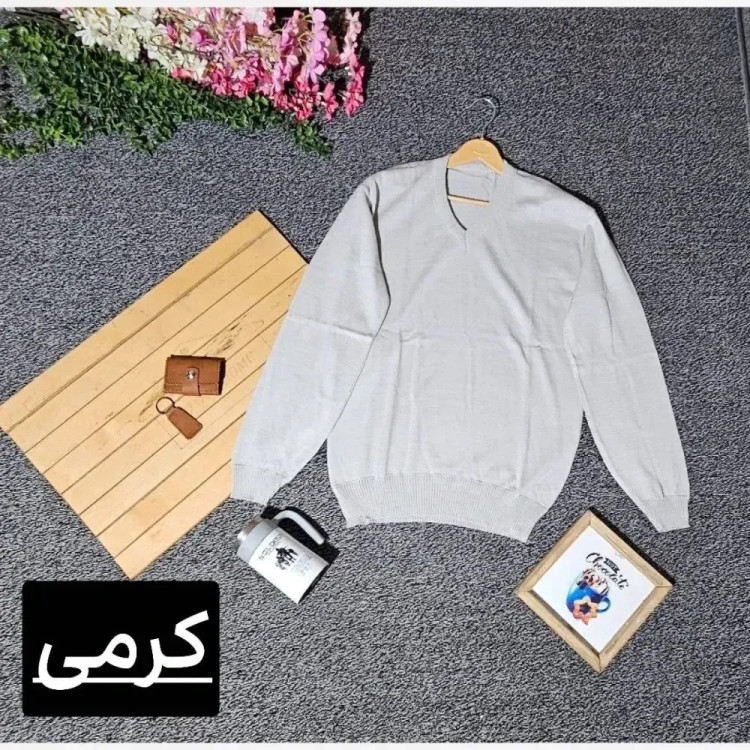 بافت مردانه یقه هفت کبریتی کشسان فری سایز