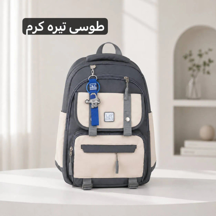 کوله پشتی برزنتی مدرسه و دانشگاه مناسب ابعاد 43 در 36 سانتیمتر