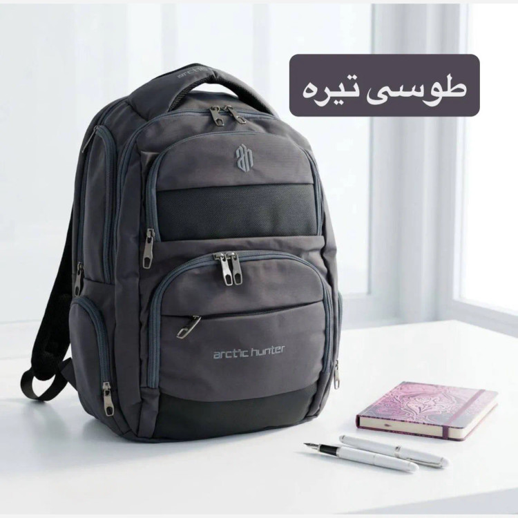 کوله پشتی کتانی اسپرت مدرسه و دانشگاه ابعاد 50 در 30 سانتیمتر