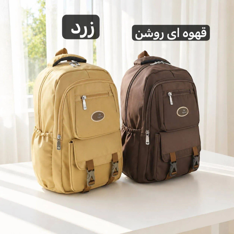 کوله پشتی برزنت مدرسه و دانشگاه ابعاد 45 در 35 سانتیمتر