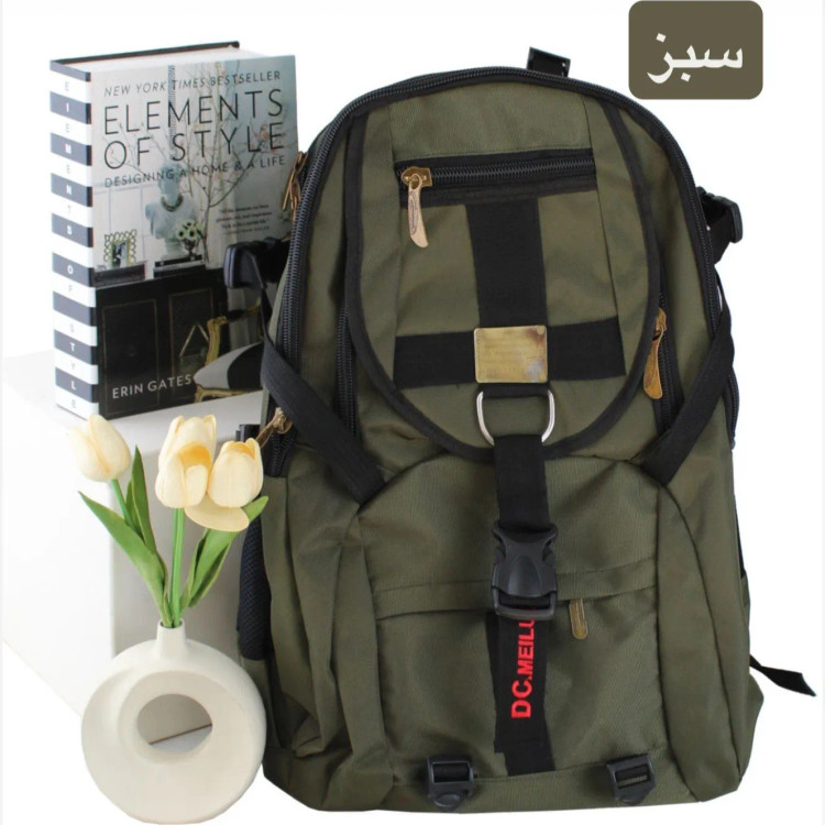 کوله پشتی اسپرت و مدرسه دانشگاهی پارچه ای با ابعاد 57x38x18 سانتیمتر