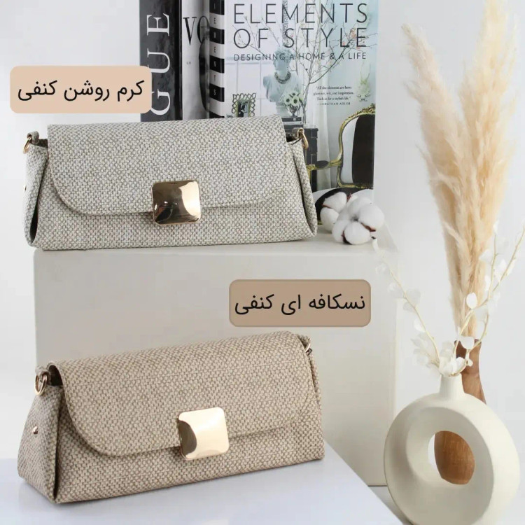 کیف پاسپورتی چرم مصنوعی زنانه روزمره ابعاد 30 در 14 در 9 سانتیمتر