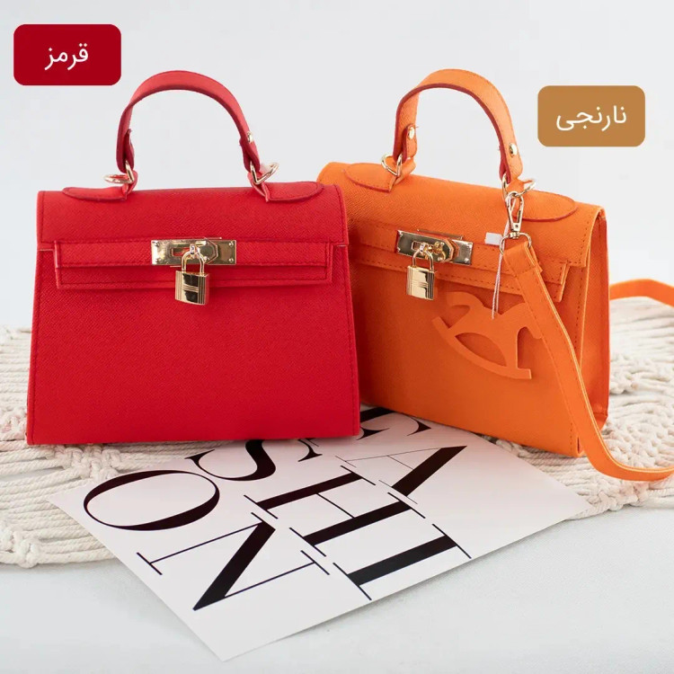 کیف پاسپورتی چرم مصنوعی زنانه روزمره با بند بلند