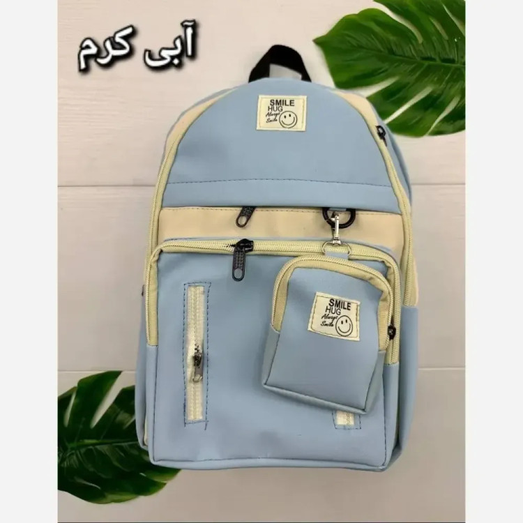 کوله پشتی زنانه دیبا ضد آب 3 زیپ رنگ مشکی کرم سبز کرم آبی کرم