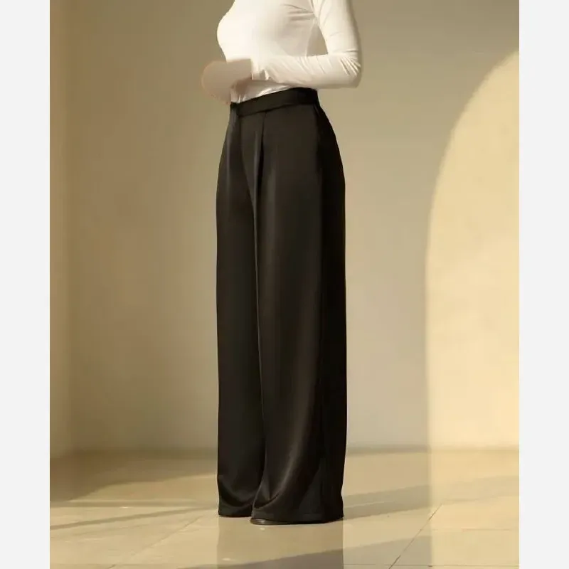 شلوار بگ مازراتی دبل 450 گرم درجه یک زنانه مشکی سورمه ای قهوه ای سایز 1 تا 4