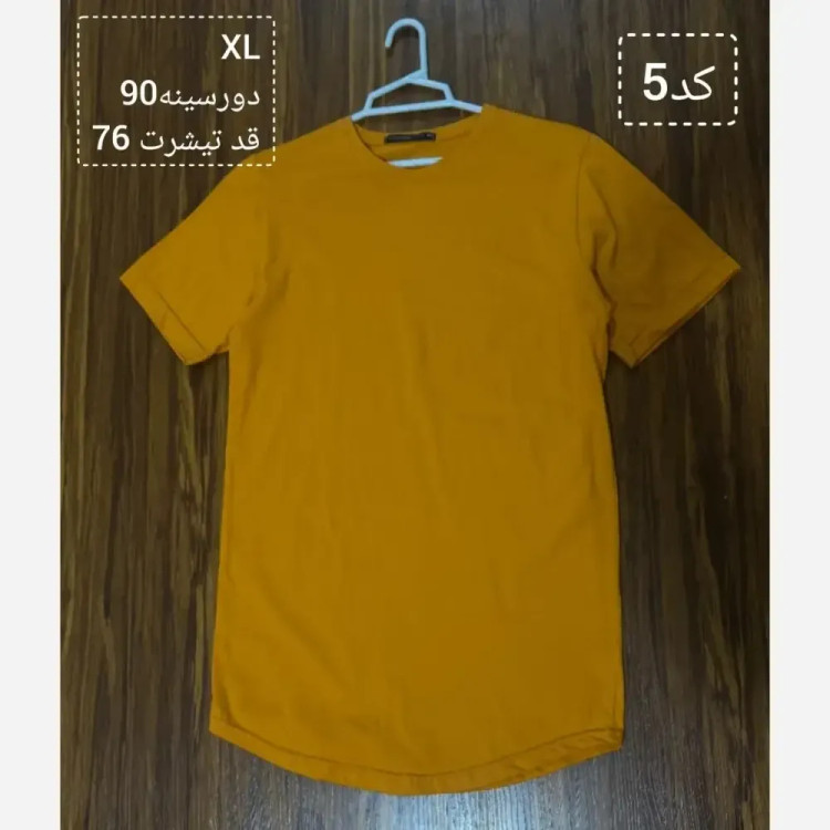تیشرت مردانه نخ پنبه مخمل و بنگال متنوع