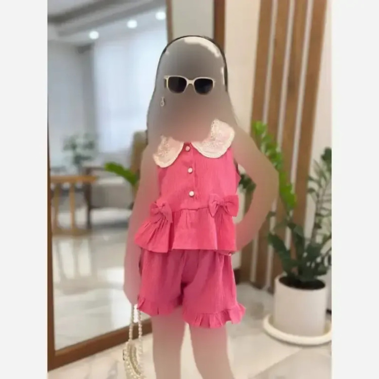 ست بلوز و شورتک اطلس خنک سایز 40 تا 50