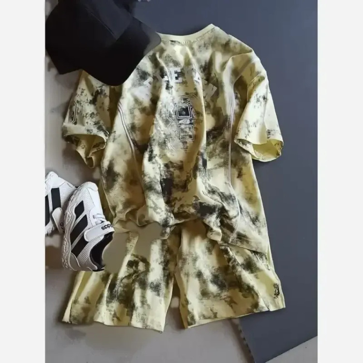 ست ابروبادی لش اسپرت دخترانه و پسرانه سایزبندی 50 تا 65 مناسب 6 تا 13 سال در 6 رنگ پرفروش جنس پنبه یک رو با چاپ زول