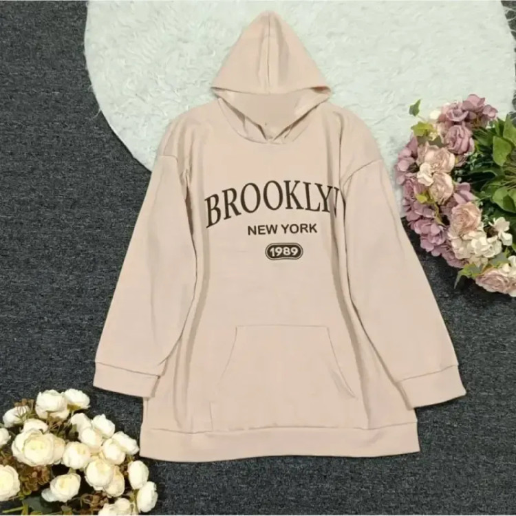 هودی کلاهدار بروکلین دورس سوپر پنبه درجه یک فری سایز