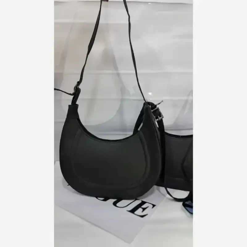 کیف مهرلین چرم مشکی سایز 15 در 20