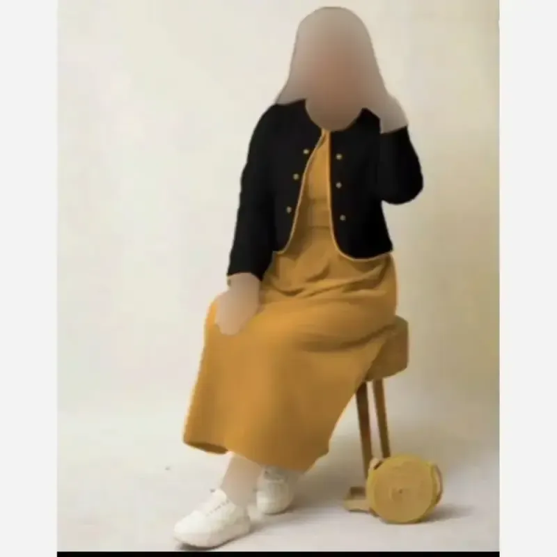 ست کت و سارافون زنانه مدل آندیا فری سایز