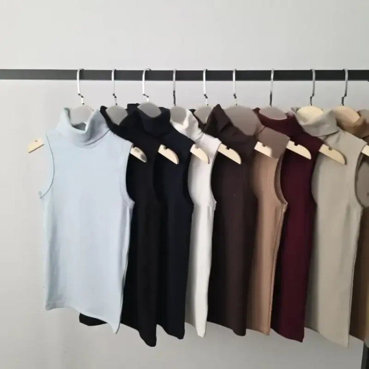 تاپ یقه اسکی زنانه فانریپ سوپر پنبه کبریتی فری سایز