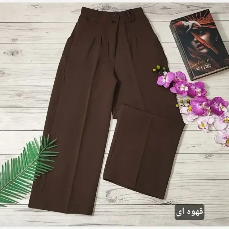 شلوار بگ زنانه صوفیا ژاکارد خنک تابستانی سایز 38 تا 46