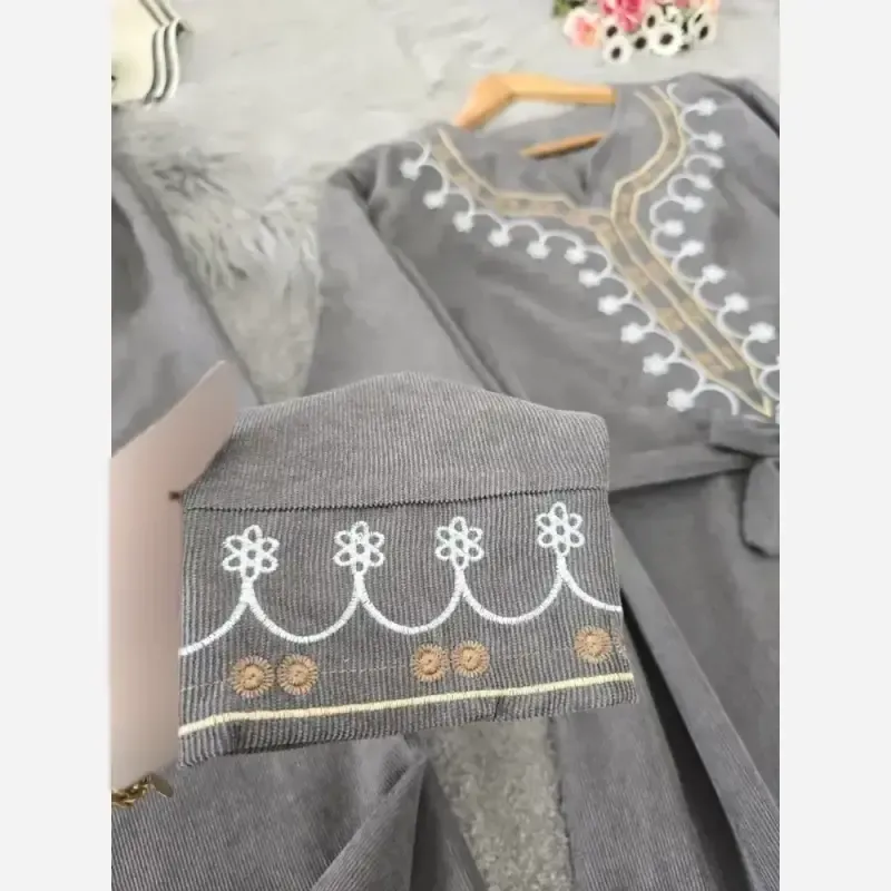 سارافون و رویه بافت زنانه جنس نخ بافت فری سایز رنگ بندی متنوع