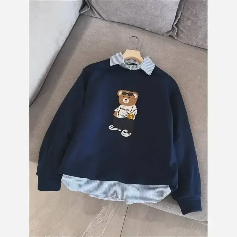 دورس تدی گلدوزی شده سه نخ گرم بالا تو کرکی فری سایز 38 تا 46