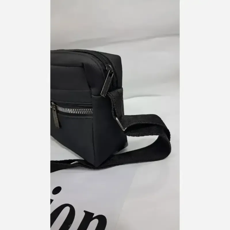 کیف دوشی زنانه مدل Pegah جنس نانسی مشکی سایز 13*20