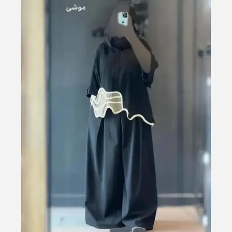 ست تکه دوزی داکرون نخ اعلا فری سایز زنانه