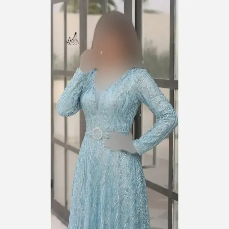 پیراهن مجلسی زنانه مدل پریزاد جنس شاین برجسته قد 150 استردار سایز 42 تا 50