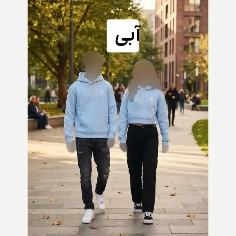 هودی پلو اسپرت پنبه داخل کرکی گرم ضخیم