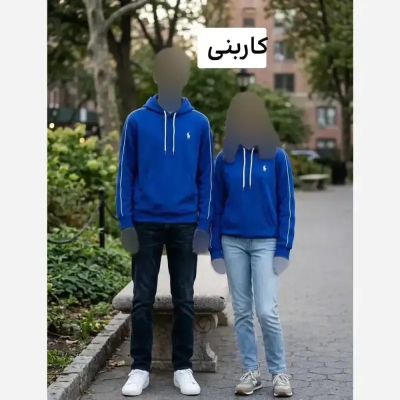هودی پلو اسپرت پنبه داخل کرکی گرم ضخیم