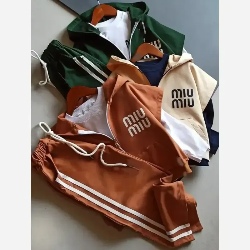 ست بلوز و شلوار دورس پنبه بچگانه مدل مسیحا سایز 1 تا 3 رنگ کرم و آجری