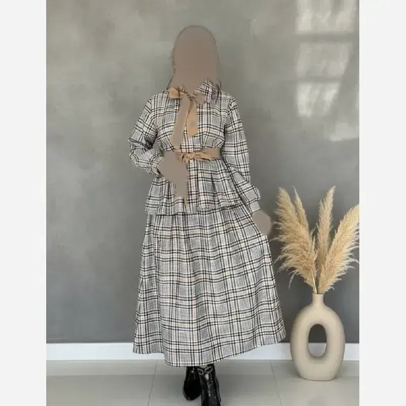 ست کت دامن پاییزه مخمل موهر درجه یک شیدا