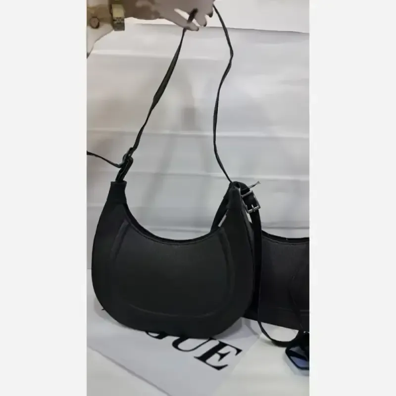 کیف چرم زنانه مدل jondaa رنگ مشکی سایز 15 در 20