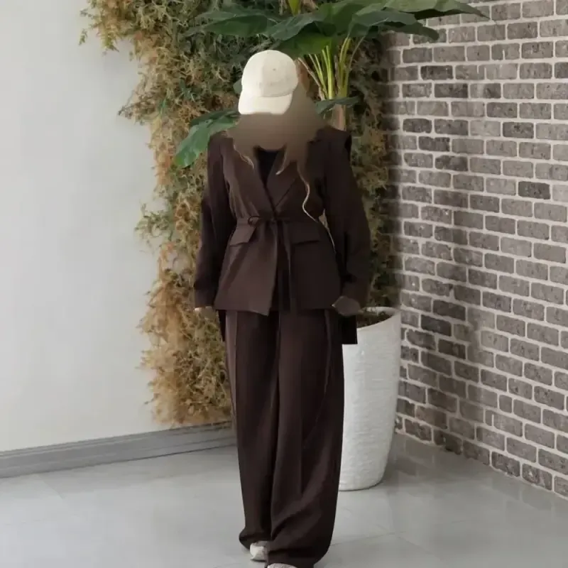 کت شلوار زنانه جنس مازراتی دبل مدل مهلا