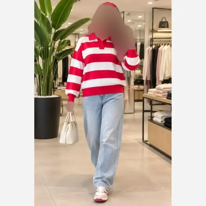 بلوز بافت زنانه تبسم جنس نخ بافت اعلا فری سایز