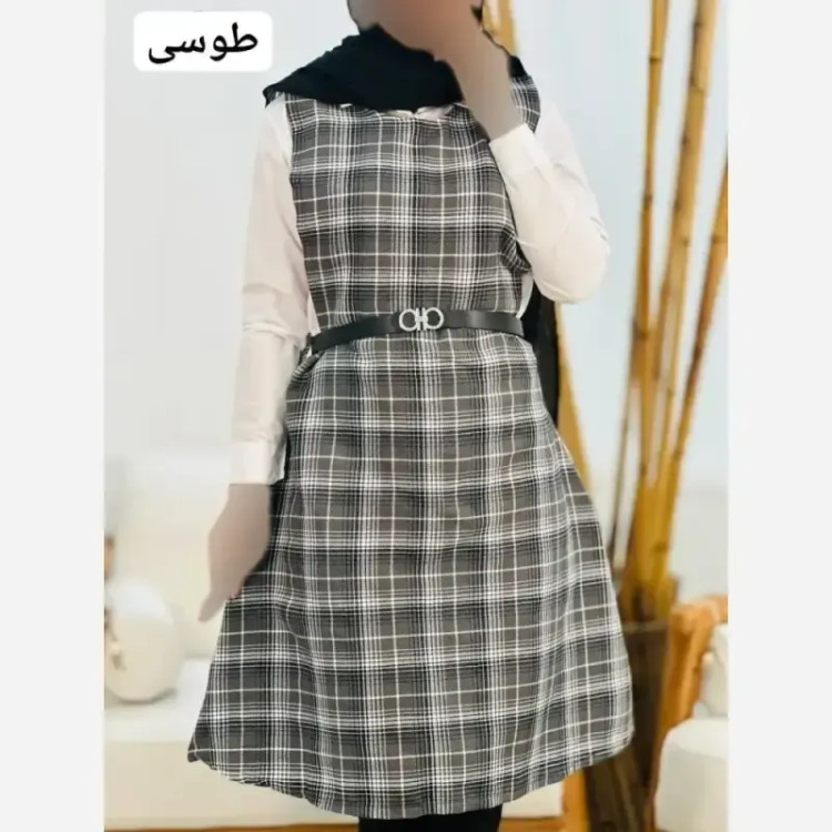 سه تکه رعنا سارافون فوتر پشمی و شومیز داکرون فری سایز