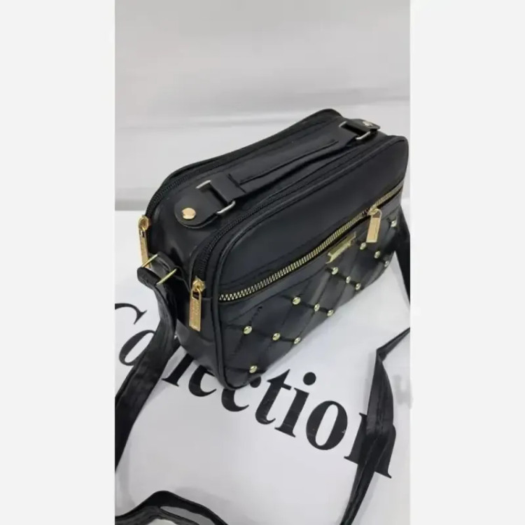 کیف دوشی ماهک چرم سایز 15 در 20